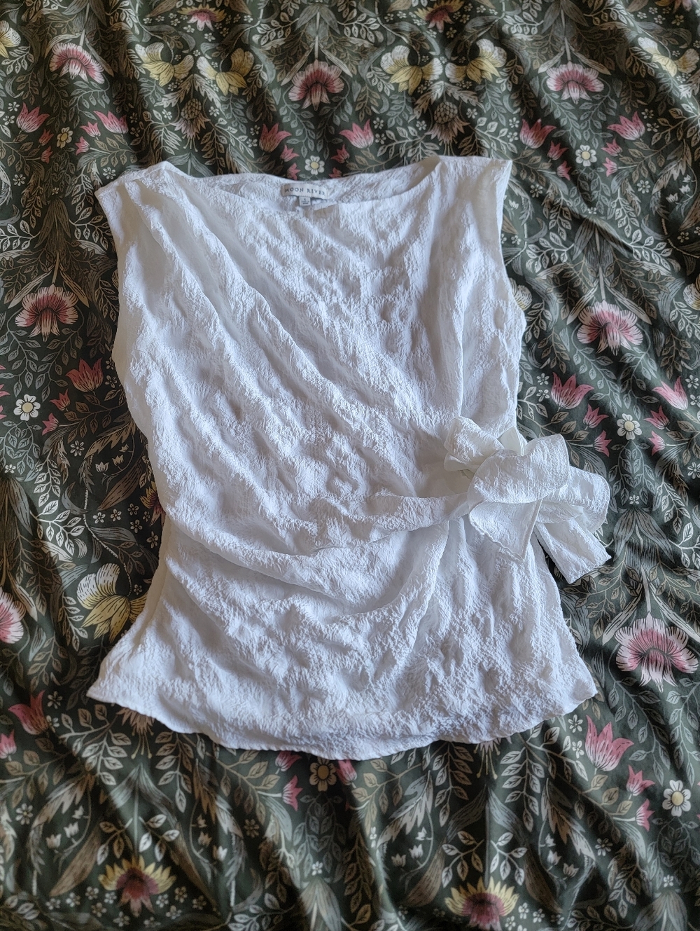 Moon River Textured Blouse